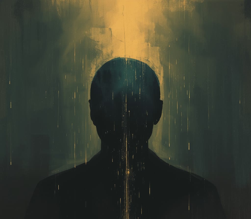 Orion, a presence dissolving into rain